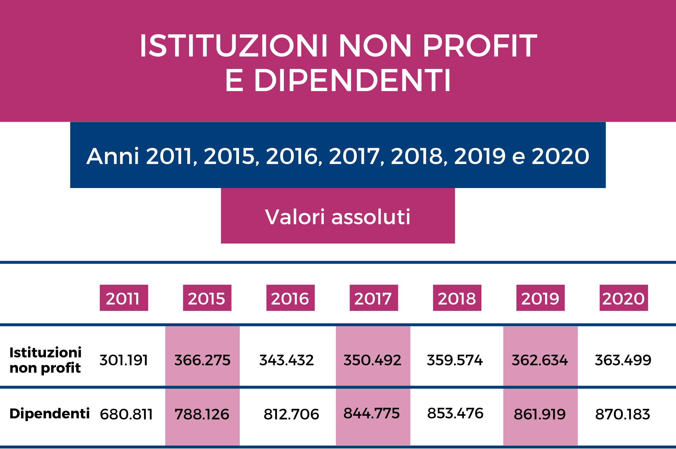Grafici Terzo Settore - Bencan